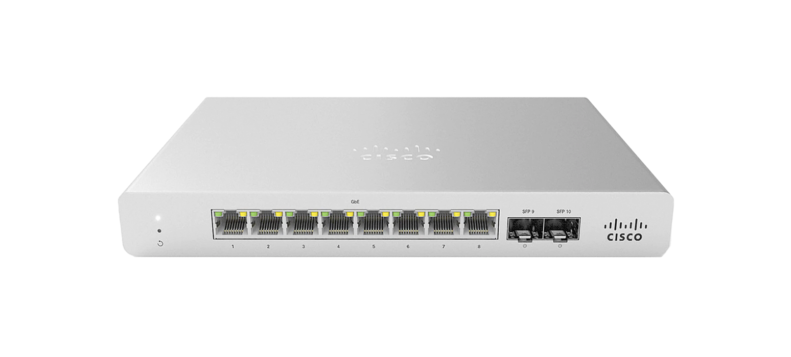 Meraki MS120 8-Port Gigabit PoE+ Compact Switch – The Meraki MS120 8-Port Gigabit PoE+ Compact Switch – The