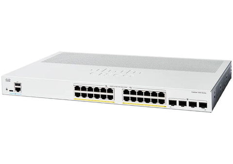 Catalyst 1200 24-port GE, Full PoE, 4x1G SFP