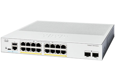 Catalyst 1300 16-port GE, PoE, 2x1G SFP