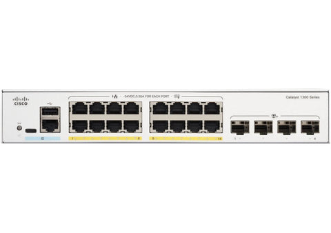 Catalyst 1300 16-port GE, PoE, 4x10G SFP+